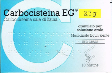 CARBOCISTEINA EG*10BUST 2,7G