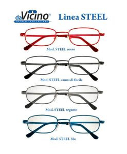 DA VICINO STEEL ROSSO +1,00