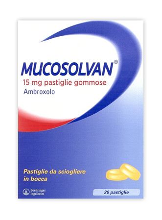 MUCOSOLVAN*20PASTL 15MG