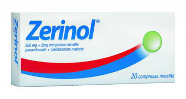 ZERINOL*20CPR RIV 300MG+2MG