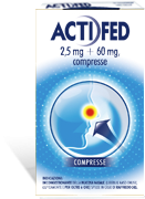 ACTIFED*12CPR 2,5MG+60MG