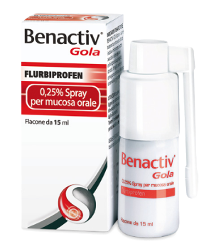 BENACTIV GOLA*SPRAY 15ML 0,25%