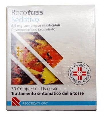 RECOTUSS SEDAT*30CPR MAST6,5MG