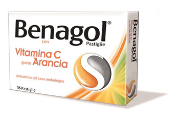 BENAGOL VIT C*16PAST ARANCIA