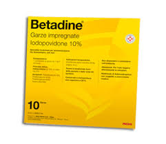 BETADINE*10GARZE IMPREGN 10x10