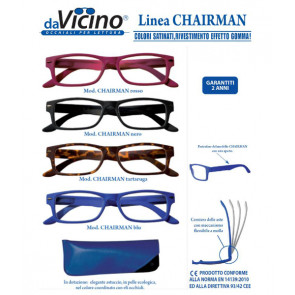 DA VICINO CHAIRMAN ROSSO +3,00