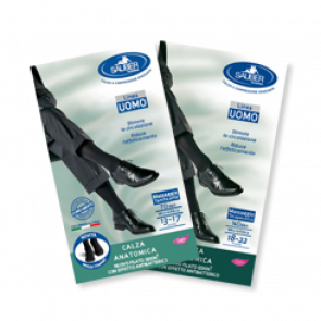 CALZINO UOMO Q SKIN 140 NERO G