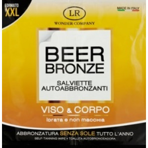 BEER BRONZE SALVIETTE AUTOABBRONZANTI