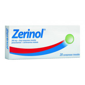 ZERINOL*20CPR RIV 300MG+2MG