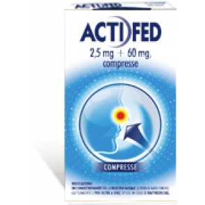 ACTIFED*12CPR 2,5MG+60MG