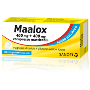 MAALOX*S/Z 30CPR MAST400+400MG