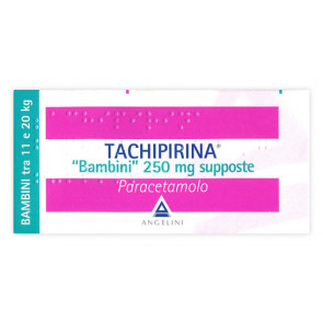 TACHIPIRINA*BB 10SUPP 250MG