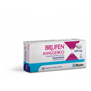 BRUFEN ANALGES*12CPR RIV 400MG